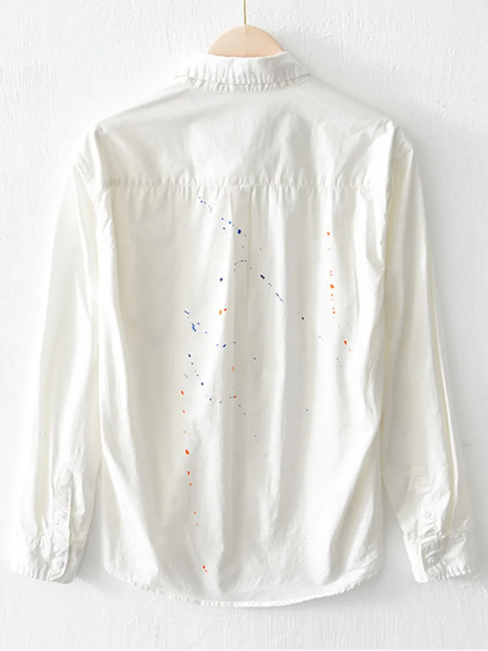 Men's Plus Size Button Up Long Sleeve Shirt, image 3