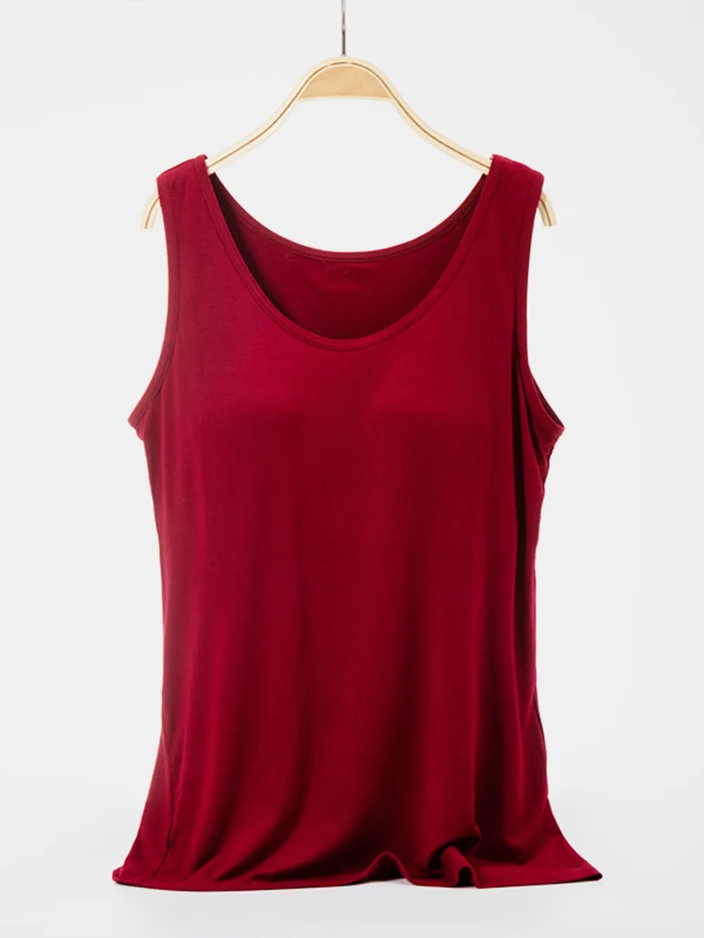 Scoop Neck Wide Strap Tank, image 16