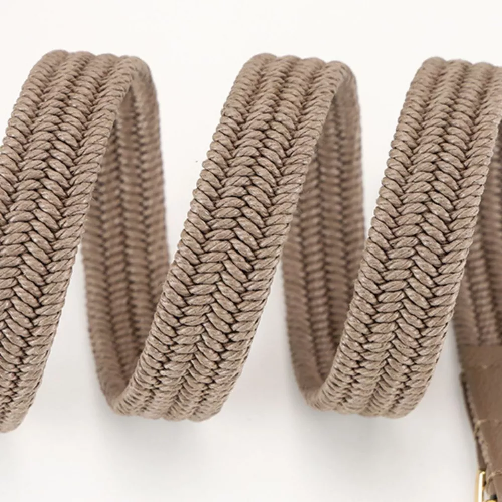 Braided Elastic Stretch Waist Belt, image 5