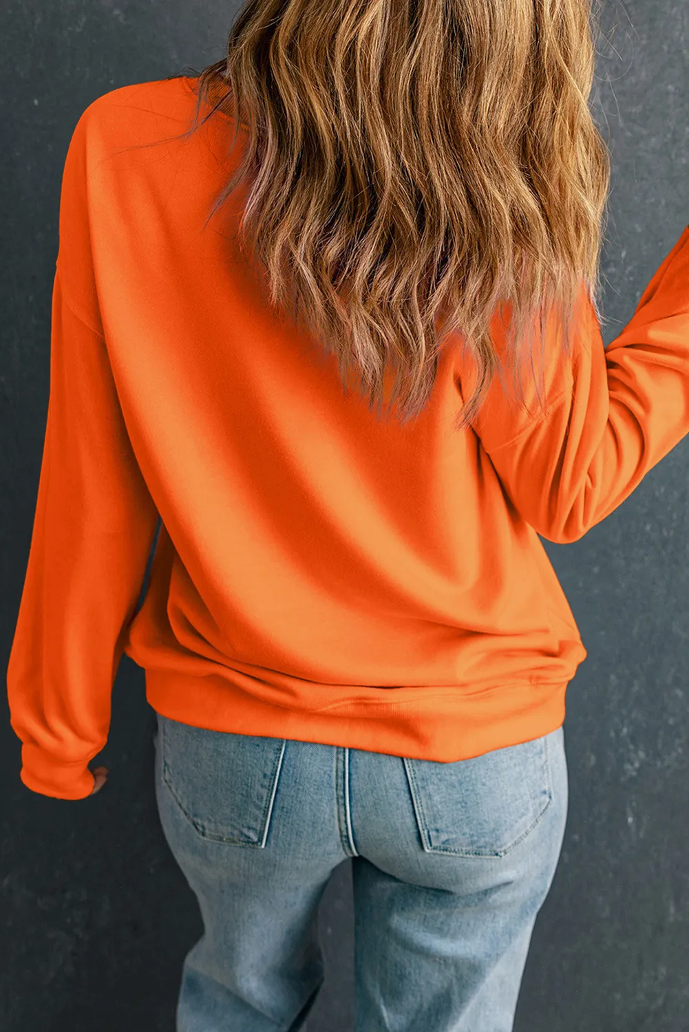 GAME DAY Round Neck Long Sleeve Sweatshirt, image 4