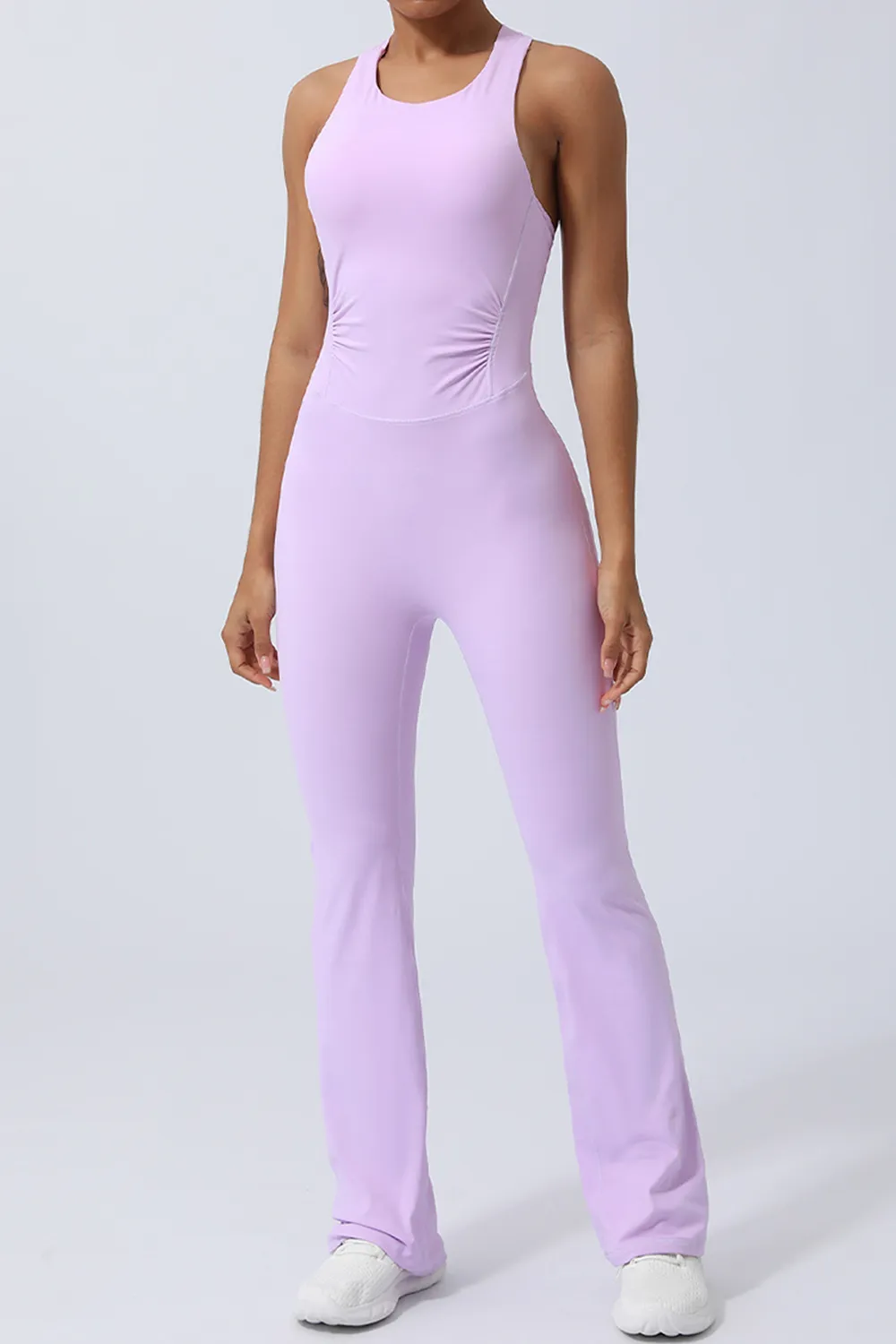 Crisscross Wide Strap Sleeveless Jumpsuit, image 9