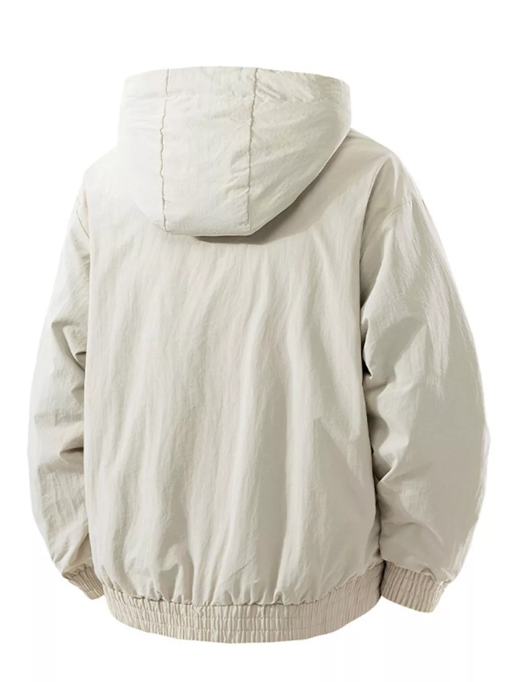 Men's Plus Size Casual Hooded Lightweight Jacket, image 2