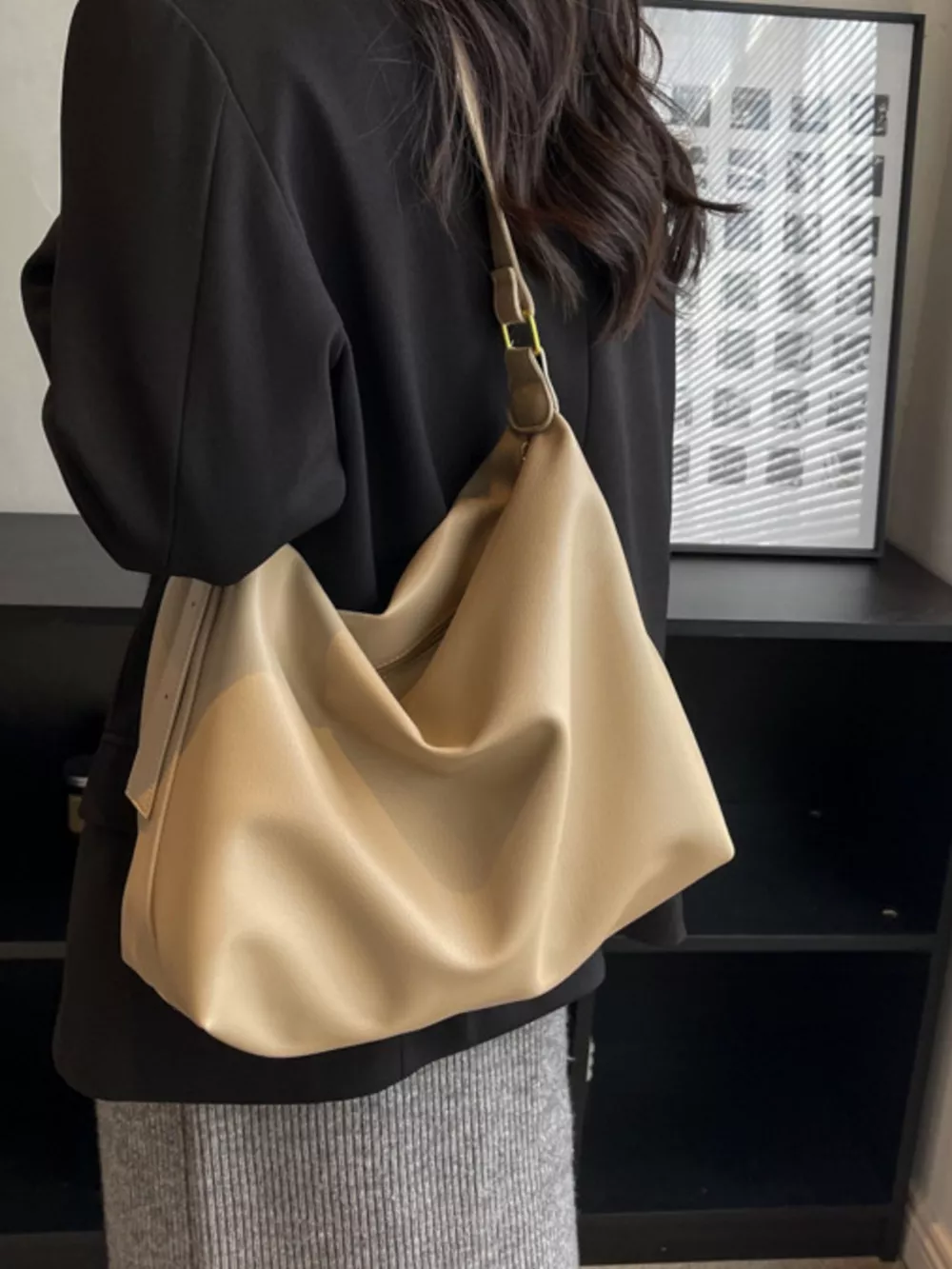 PU Leather Adjustable Strap Bag, image 3