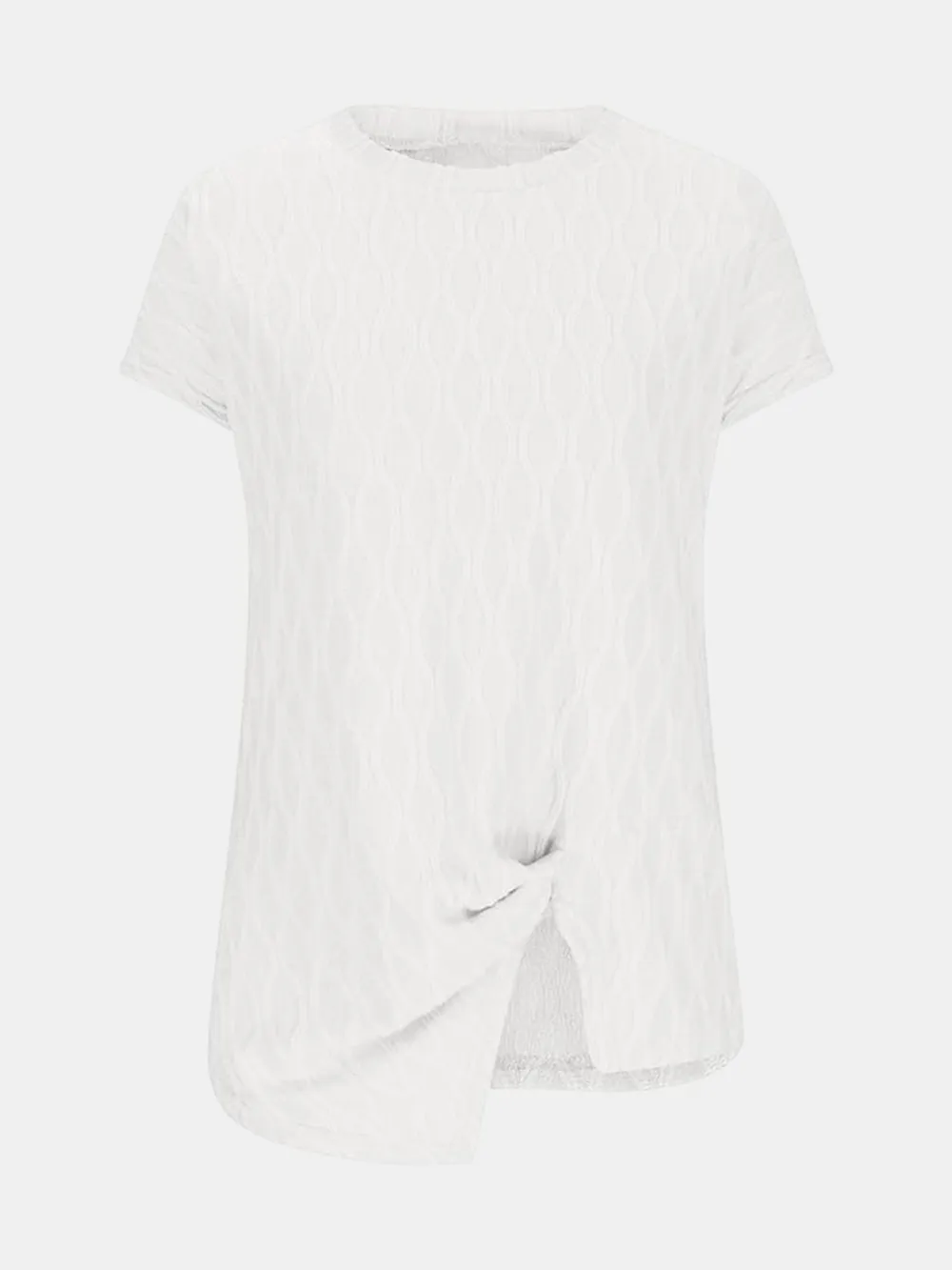 Full Size Round Neck Short Sleeve T-Shirt, image 4