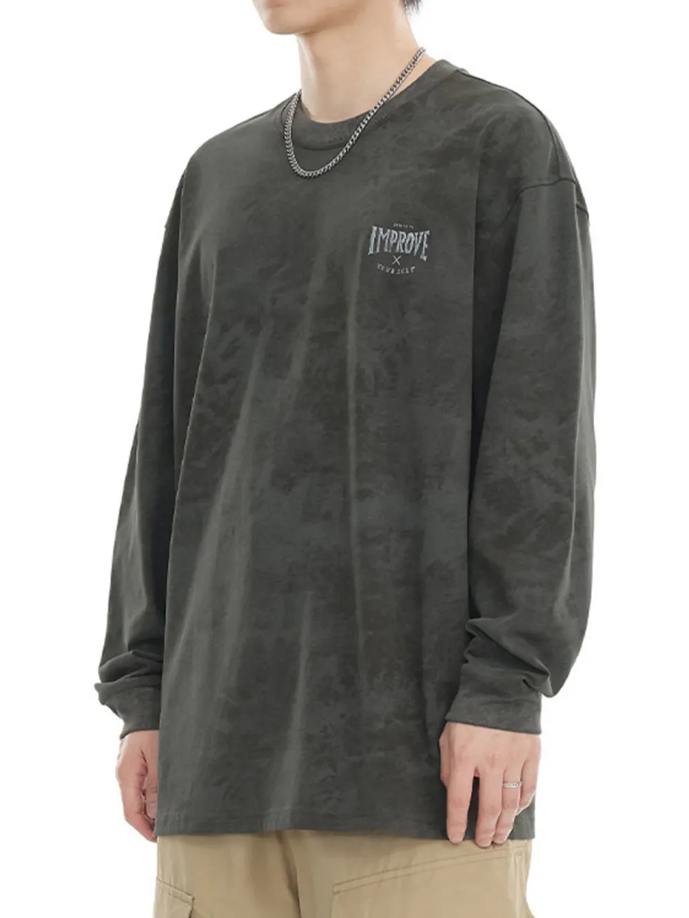 Men's Plus Size Printed Oversized Sweatshirt, image 9