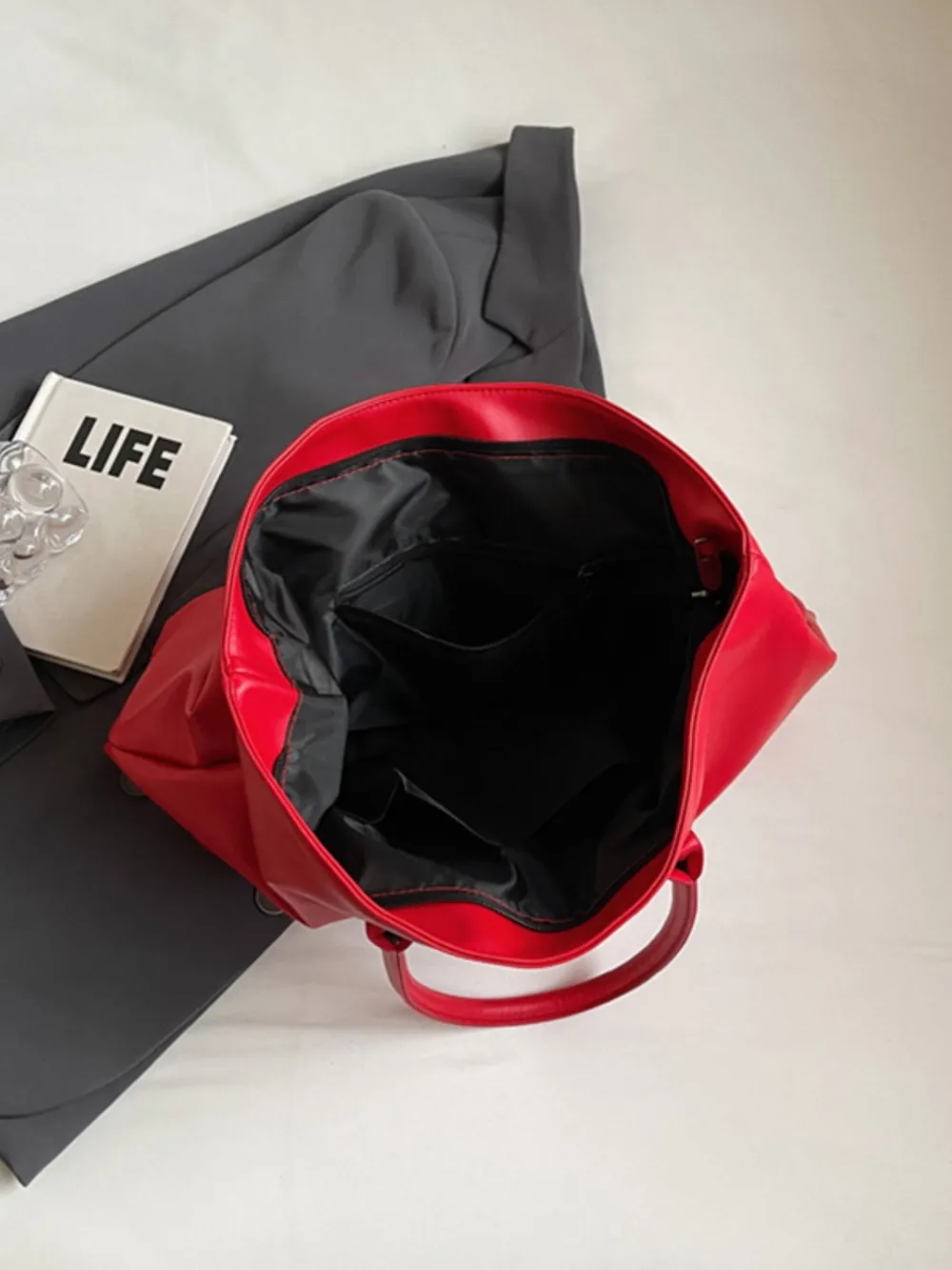 BETTER LIFE PU Leather Tote Bag, image 16