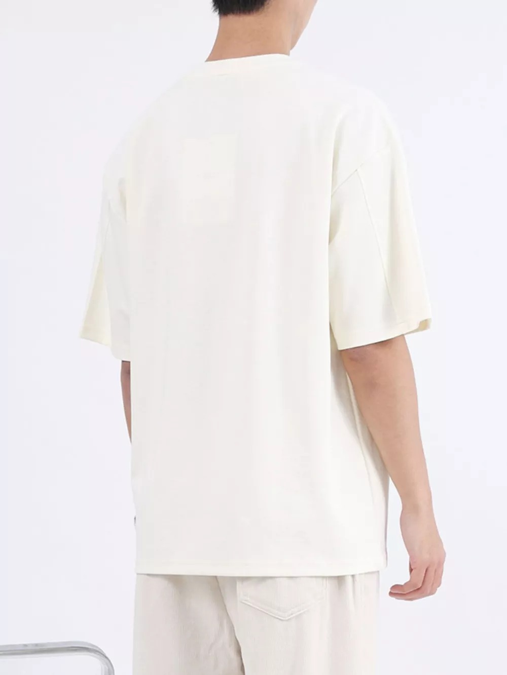 Men's Plus Size Half Sleeve Oversized T-Shirt, image 10