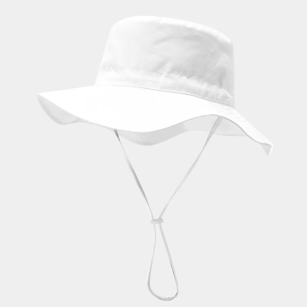 Wide-Brim Sun Protection Bucket Hat, image 3