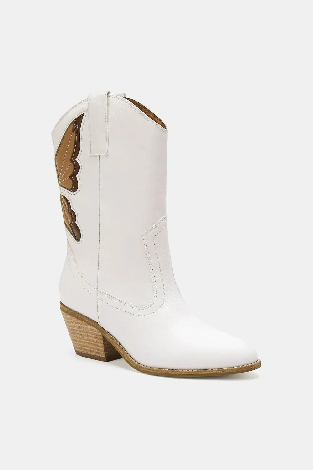 Butterfly Cut Detail Point Toe Boots, image 3