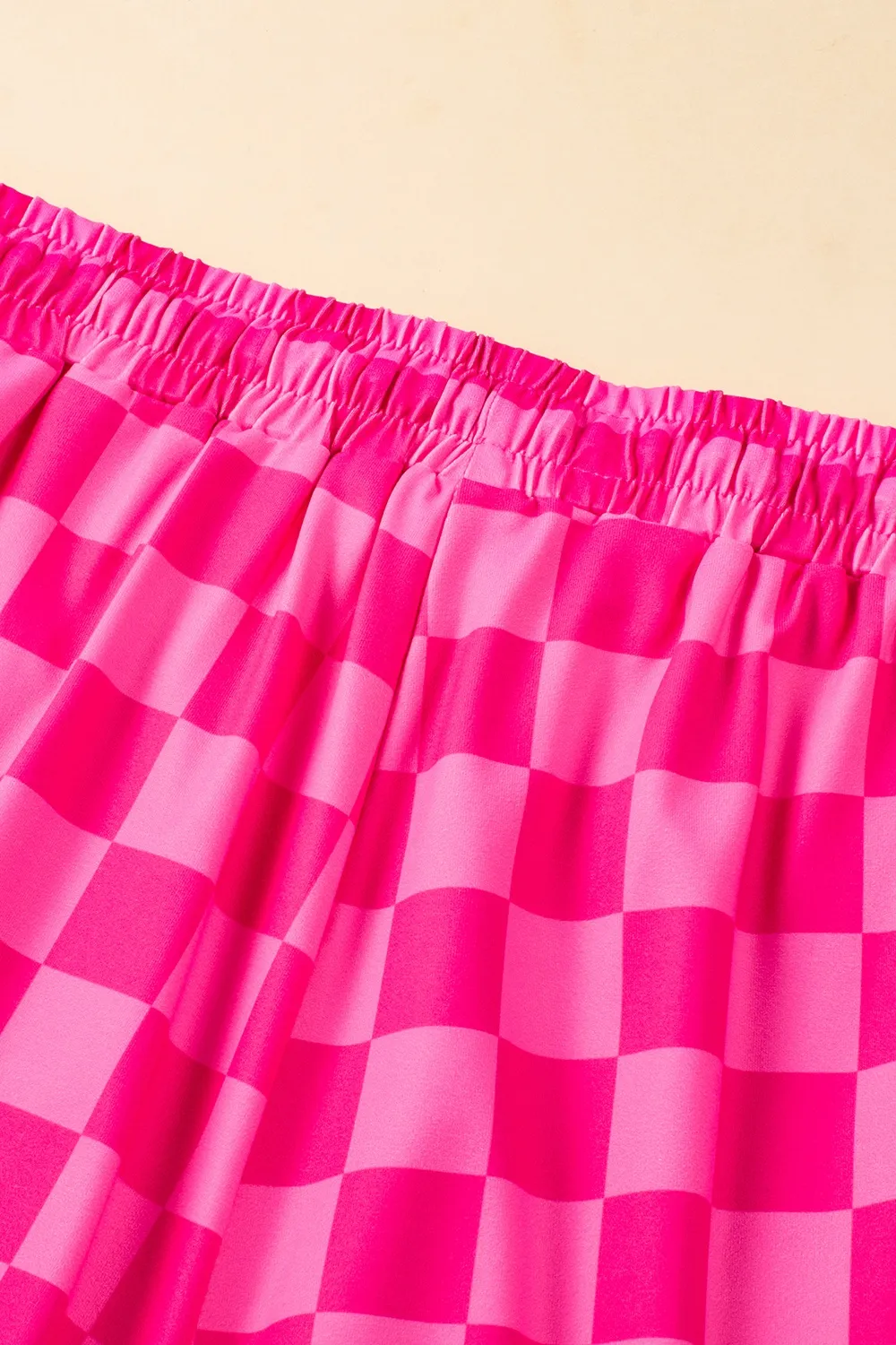 Drawstring Checkered Shorts with Pockets, image 6