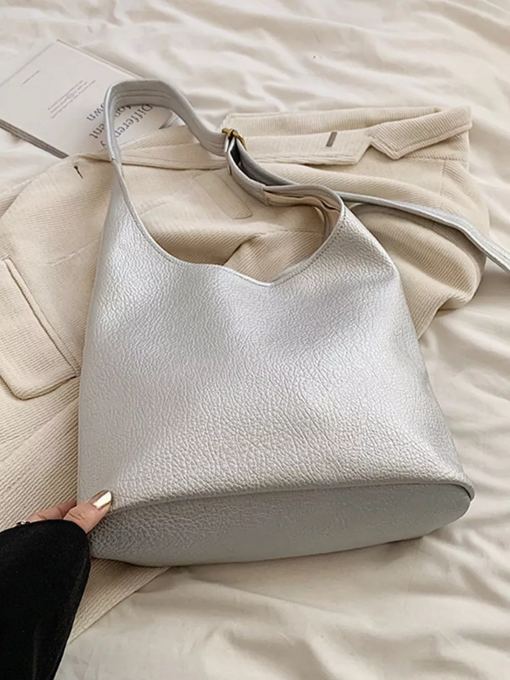 Adjustable Strap Shoulder Bag, image 4