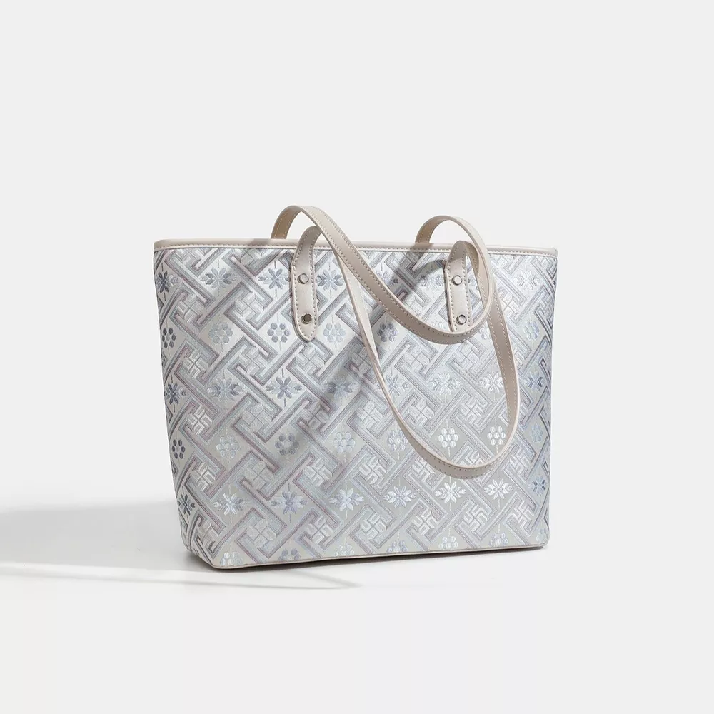 Geometric Pattern Tote Bag, image 4