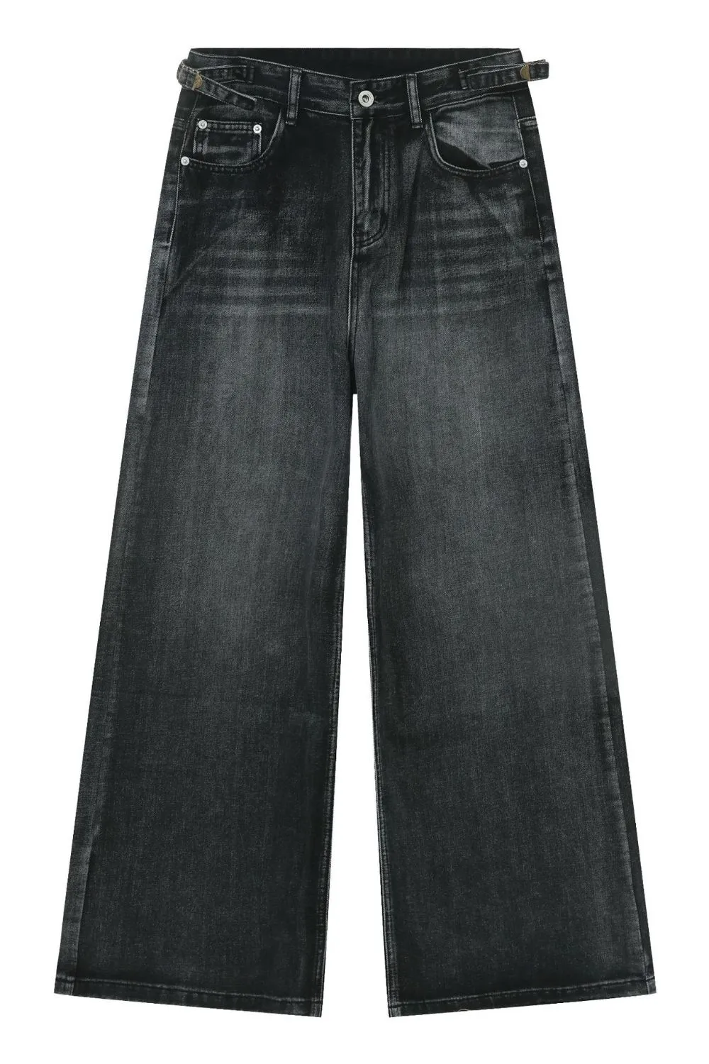 Men's Wide Leg Jeans with Pockets, image 5