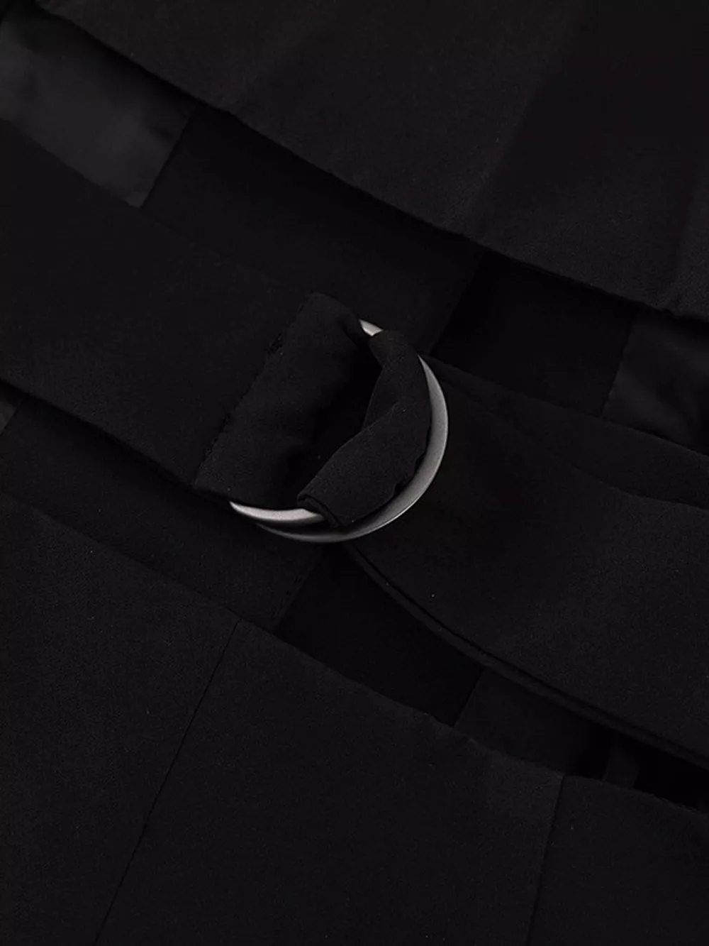 Button-Down Blazer Dress with Cut-out Waist, image 15