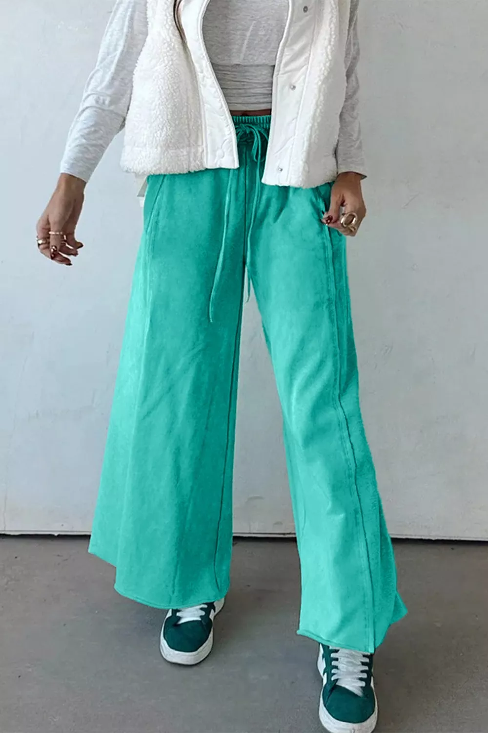 High-Waisted Wide-Leg Pants, image 5