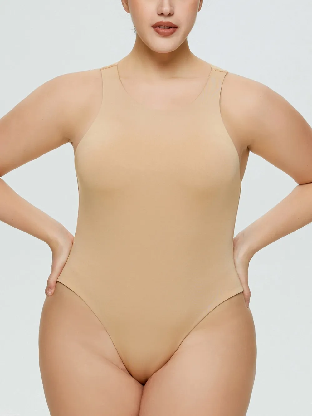 Full Size Round Neck Wide Strap Bodysuit, image 16