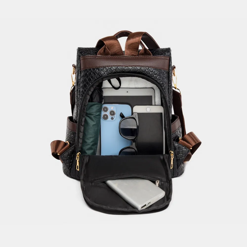 PU Leather Backpack Bag, image 3