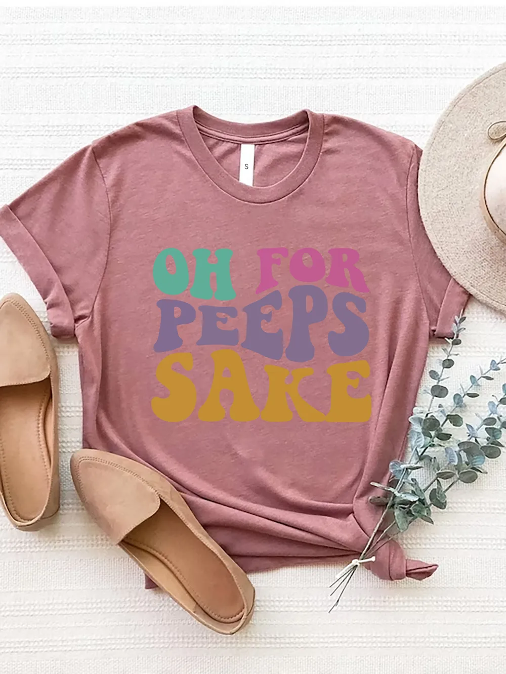 OH FOR PEEPS SAKE Round Neck T-Shirt, image 13