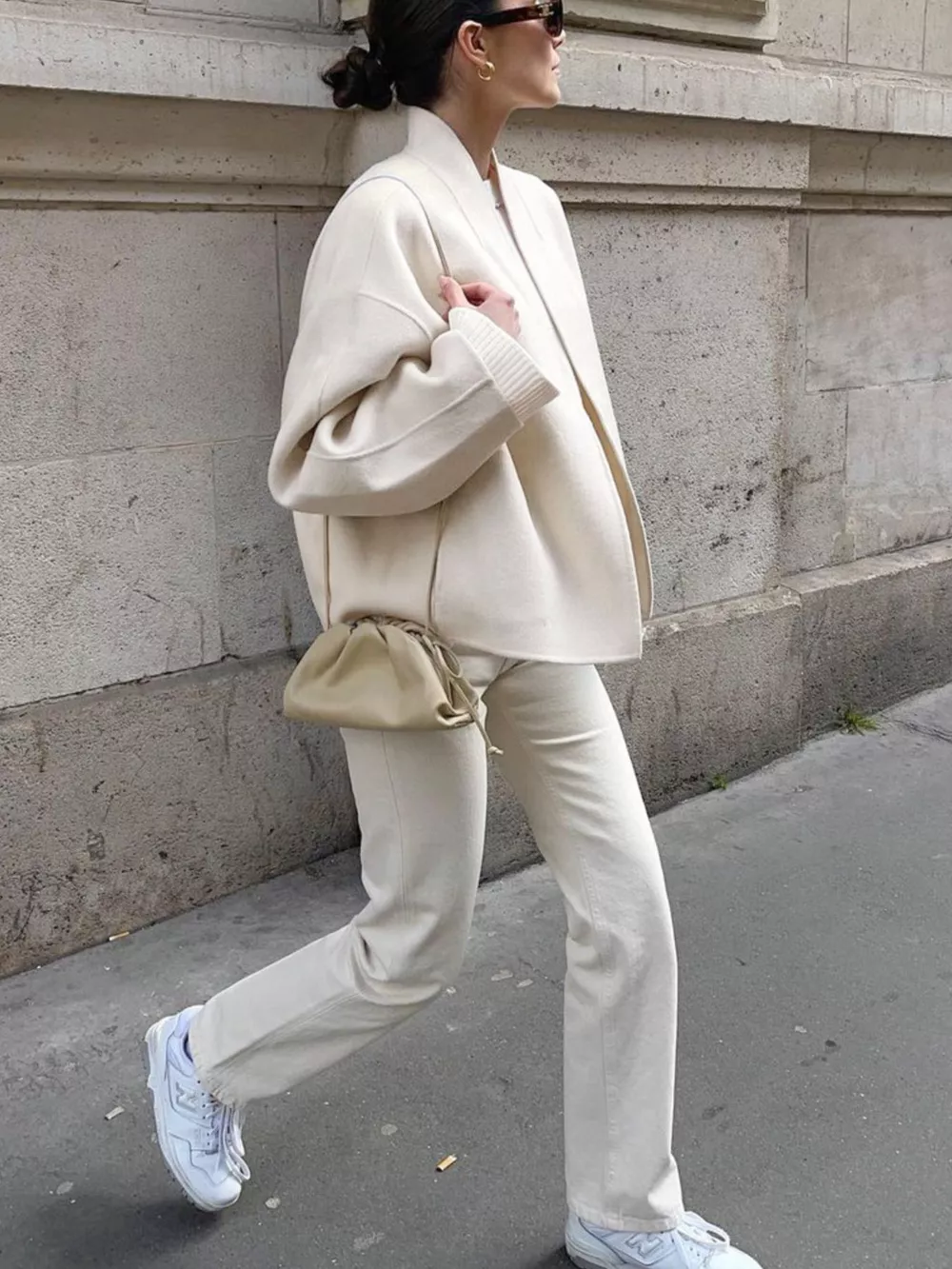 Open Front Dropped Shoulder Outerwear, image 4