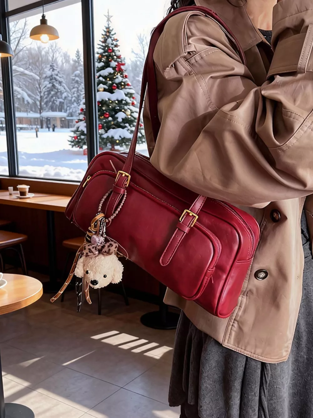 PU Leather Shoulder Bag, image 5