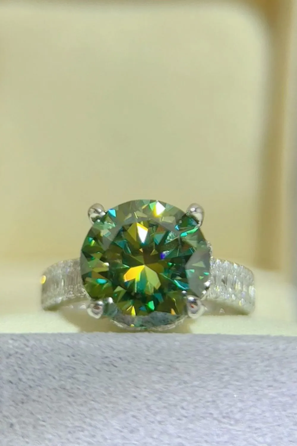 5 Carat Moissanite 925 Sterling Silver Ring, image 5