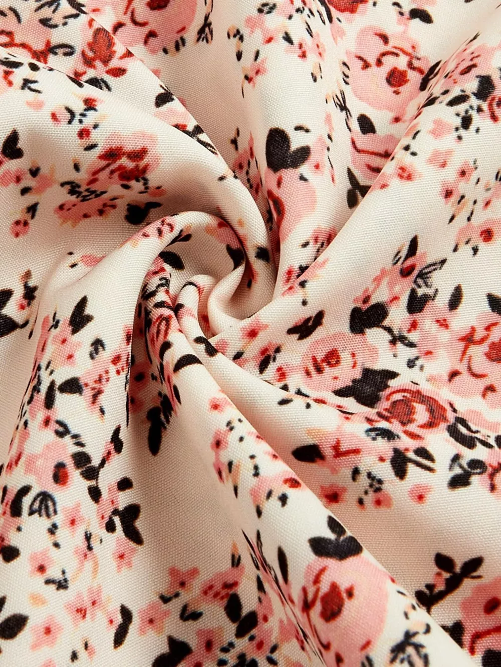 Floral Print Tie Strap Mini Dress, image 18