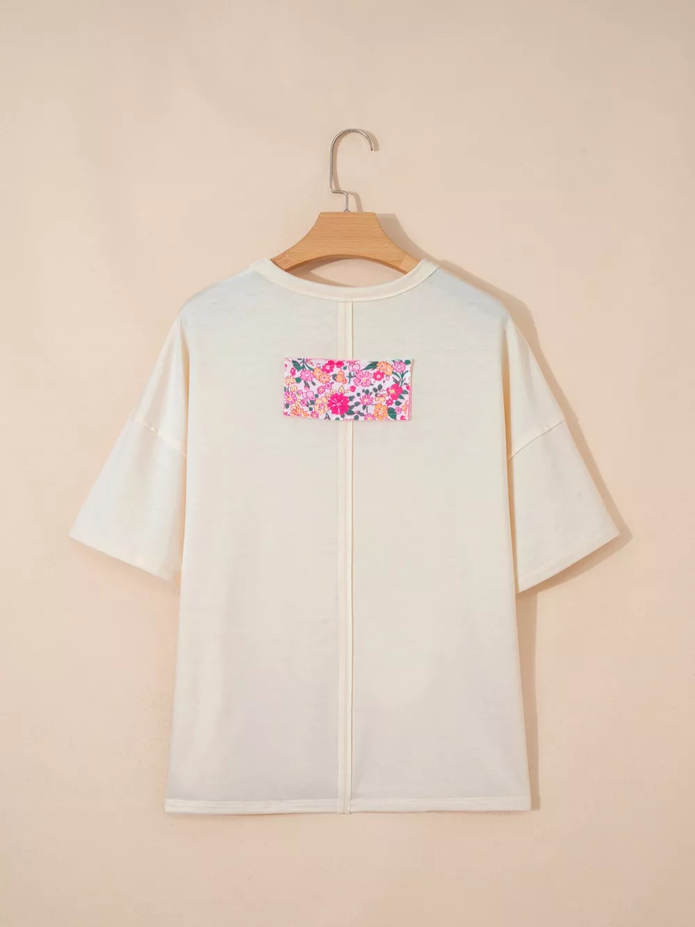Floral Half Sleeve Oversized Top, image 7