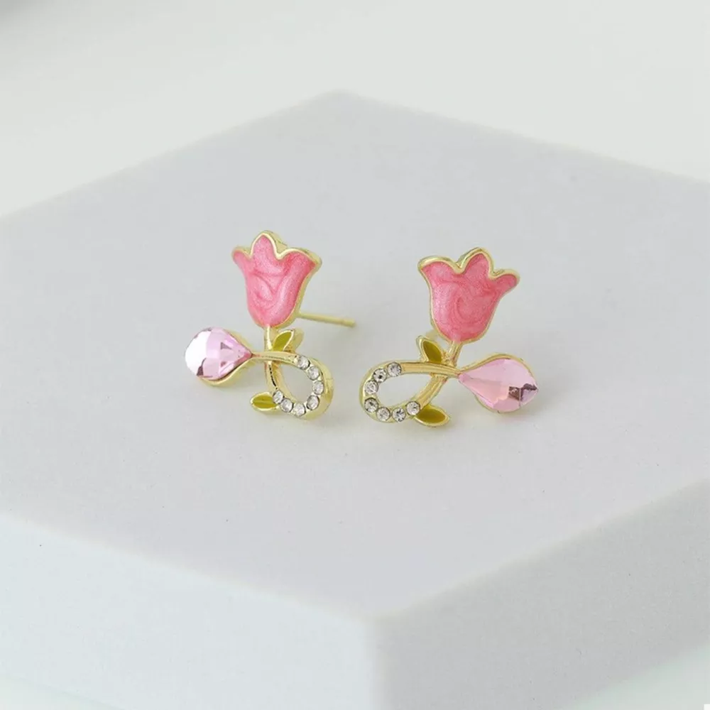 Flower Stud Earrings, image 3