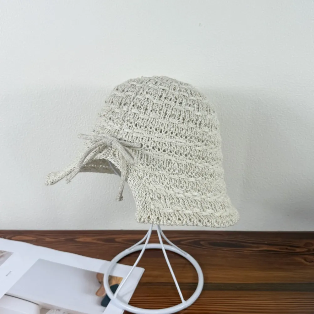 Crochet Bucket Hat with Drawstring, image 10