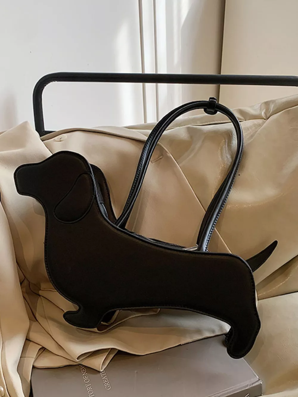 Dachshund Shaped Shoulder Bag, image 4