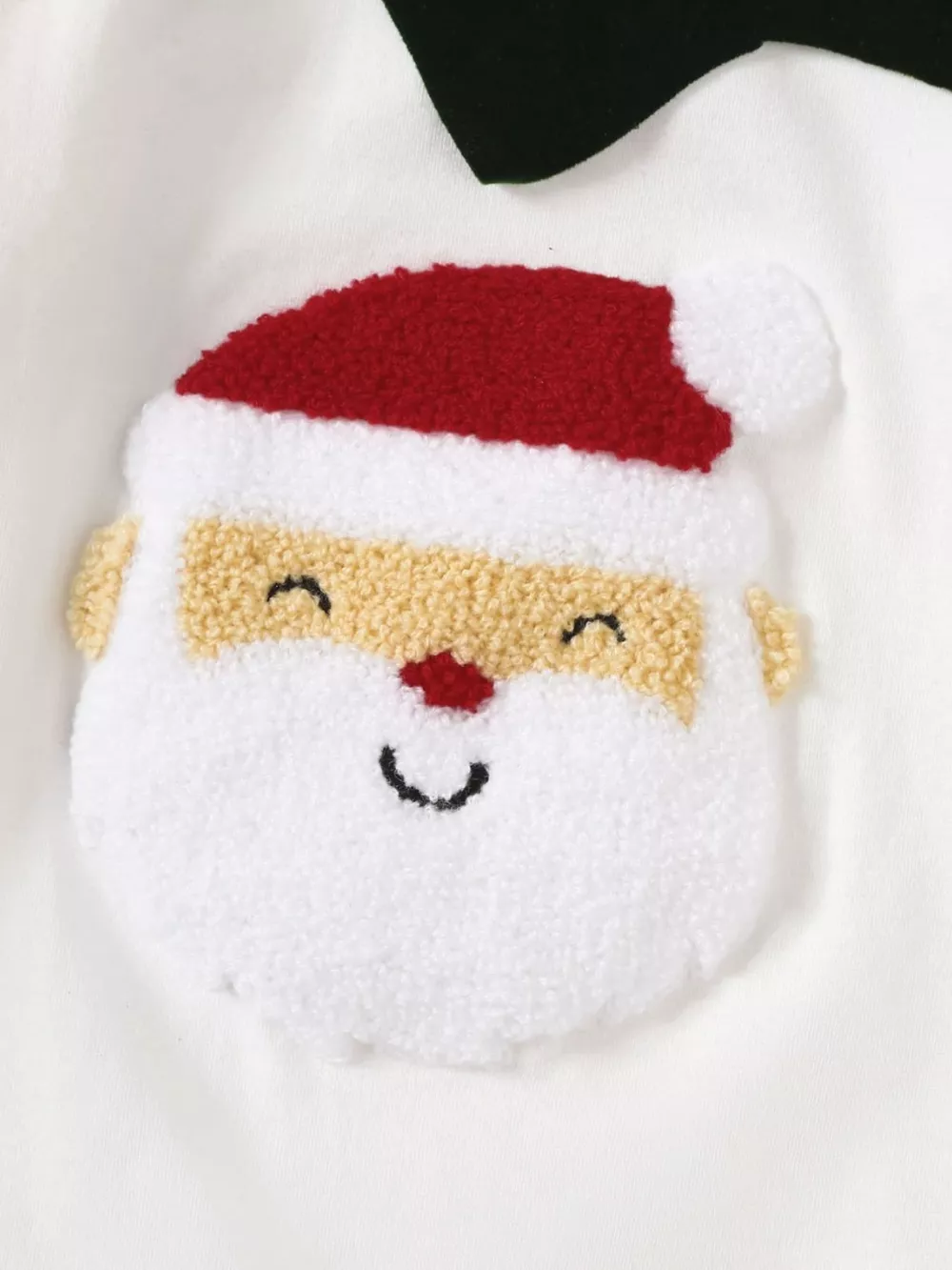 Children's 2-Piece Christmas-Themed Set with Jumpsuit and Santa Claus Hat, image 5