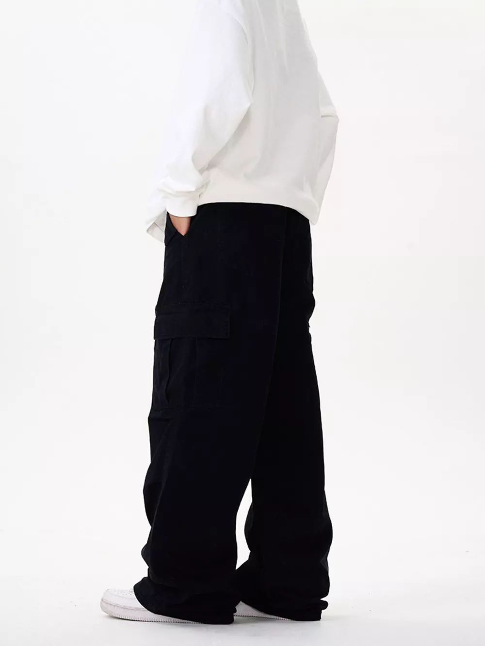 Men's Loose Fit Cargo Pants, image 6