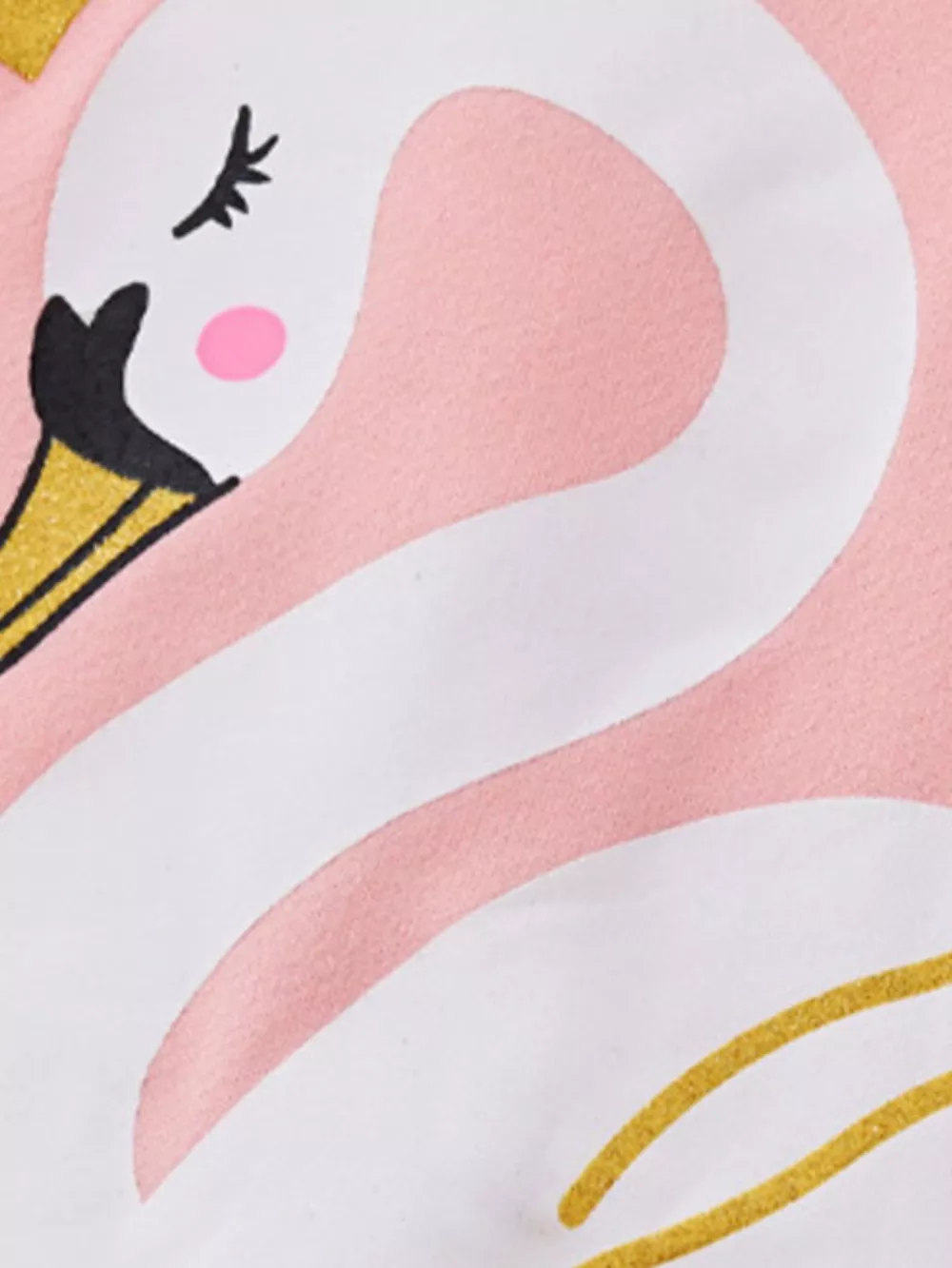 Children's Swan Short Sleeve Tee and Shorts Set, image 3