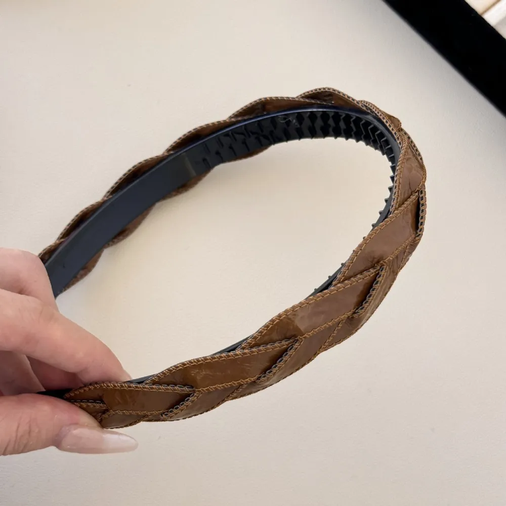 PU Leather Braided Hair Headband, image 3