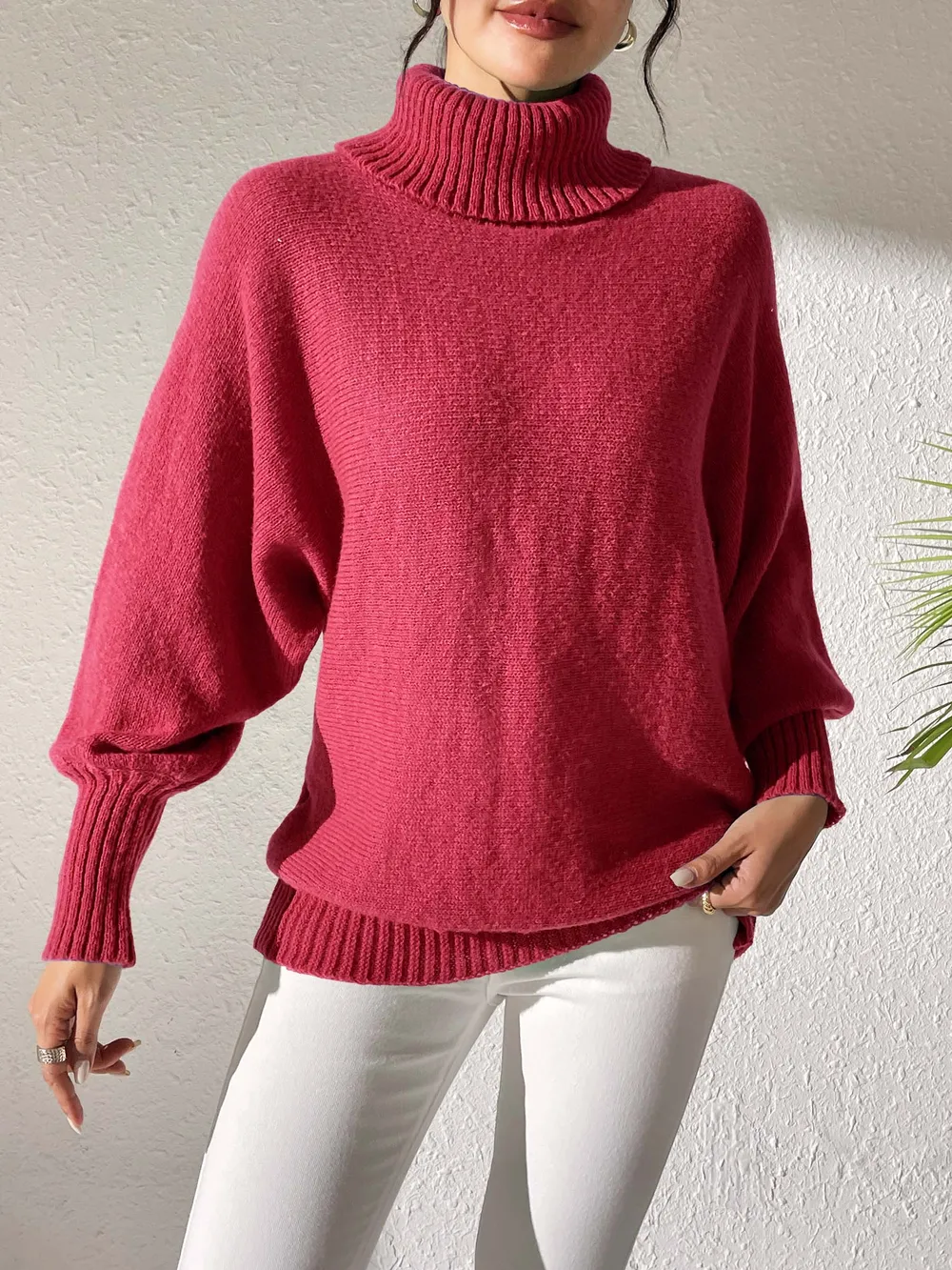 Turtleneck Long Sleeve Sweater, image 8