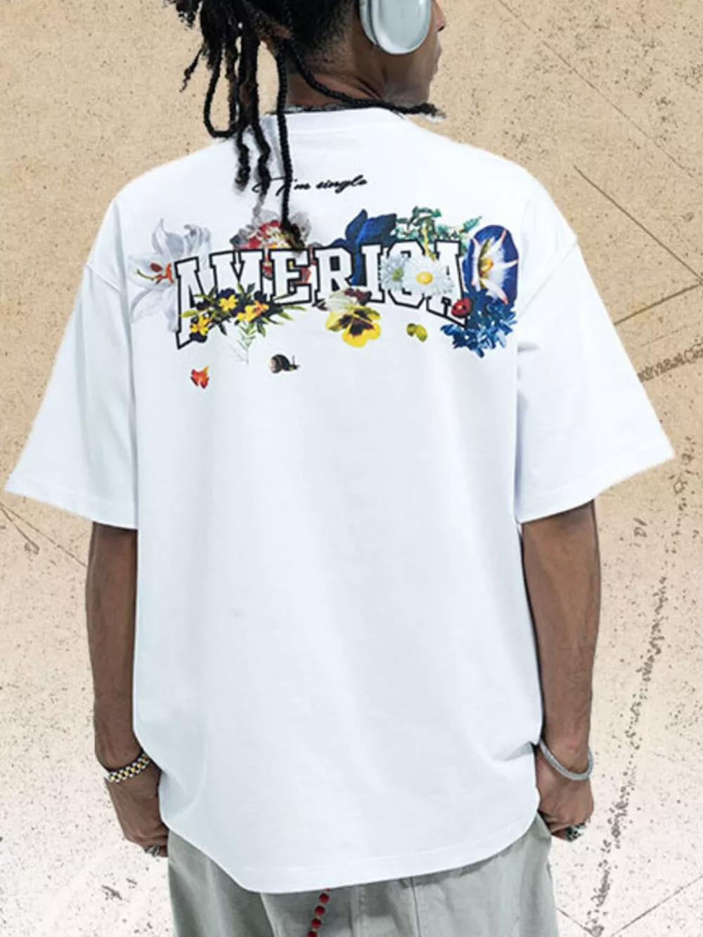 Men's Round Neck Short Sleeve T-Shirt, image 3
