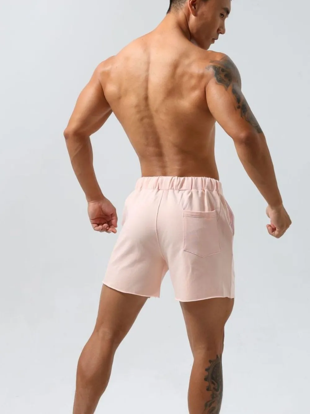 Men's Plus Size Drawstring Elastic Waist Shorts, image 4
