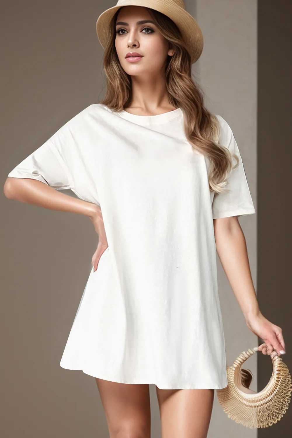 Round Neck Short Sleeve T-Shirt, image 5