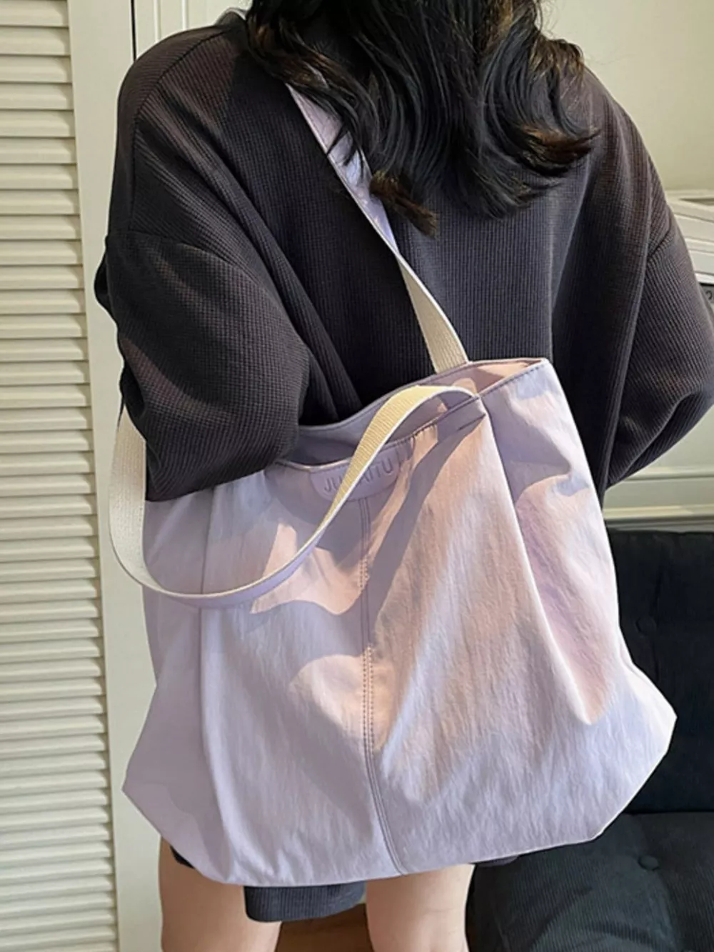 Lightweight Canvas Shoulder Bag, image 7