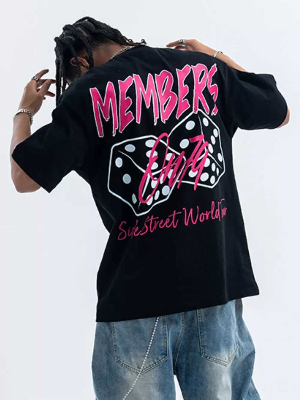 Men's Graphic Short Sleeve Oversized T-Shirt, image 2