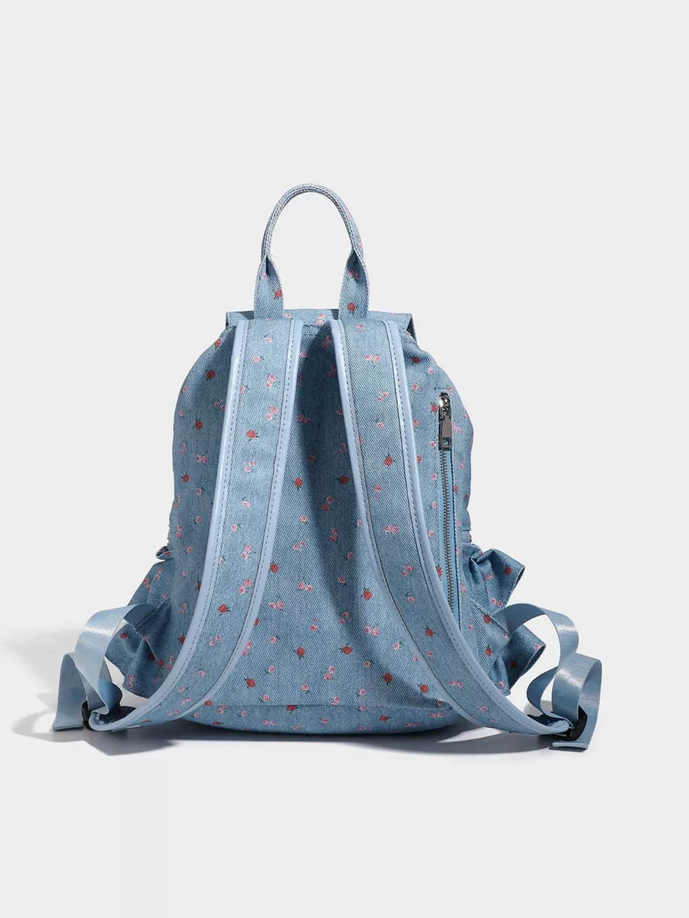 Floral Ruffle Backpack Bag, image 6