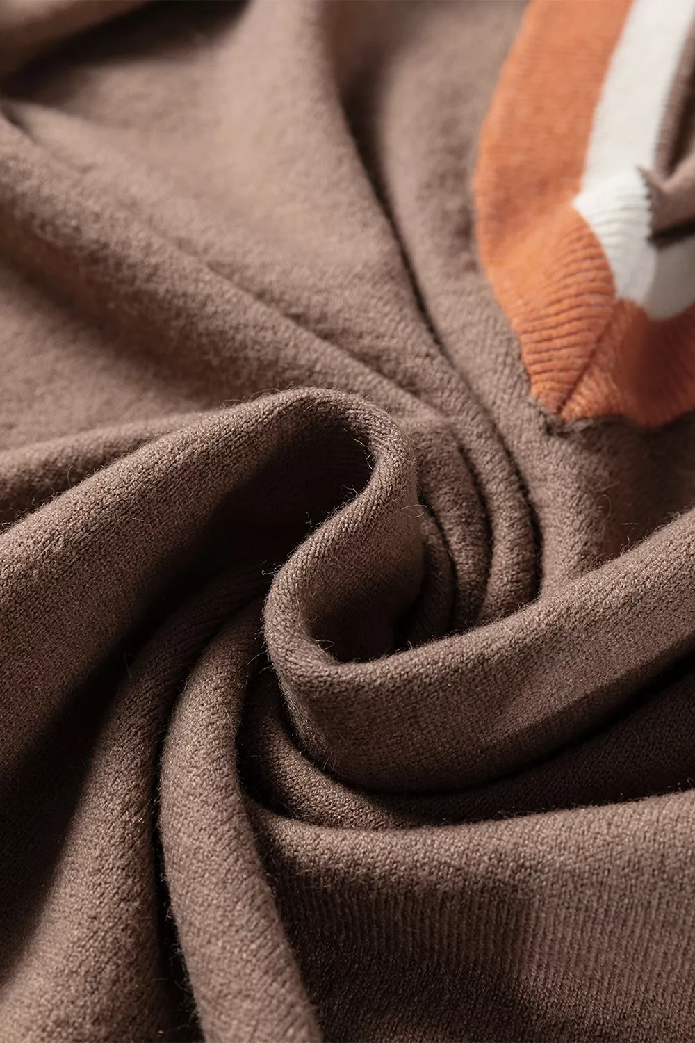 Contrast Trim V-Neck Sweater, image 11