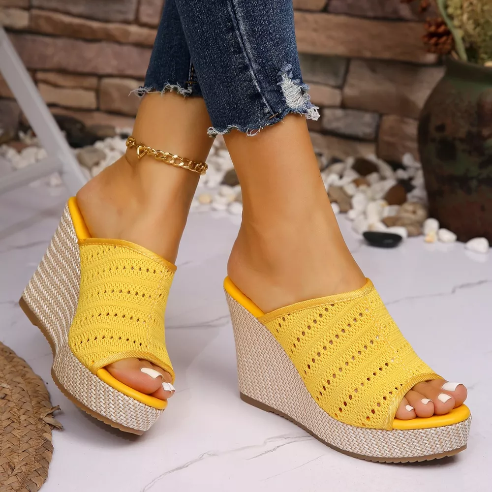 Open Toe Wedge Sandals, image 5