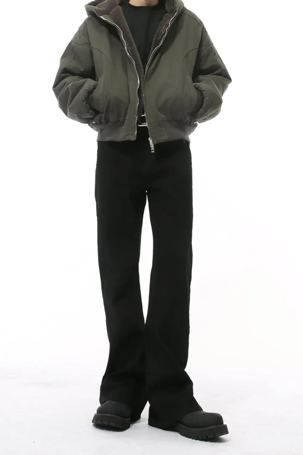 High Waist Jeans with Pockets, image 4