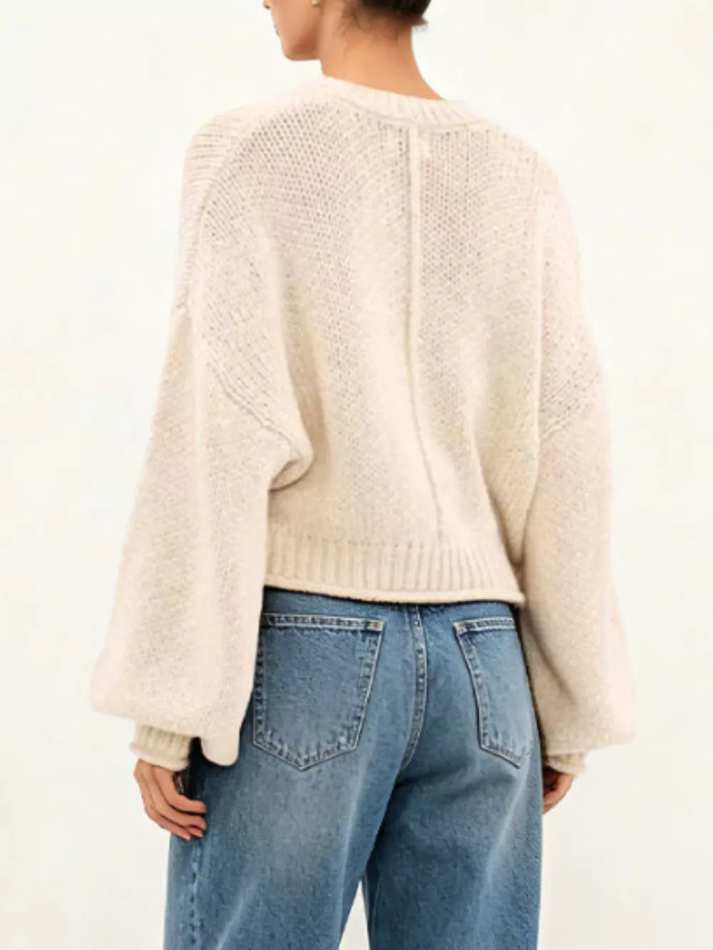 Oversized Chunky Knit Sweater, image 3
