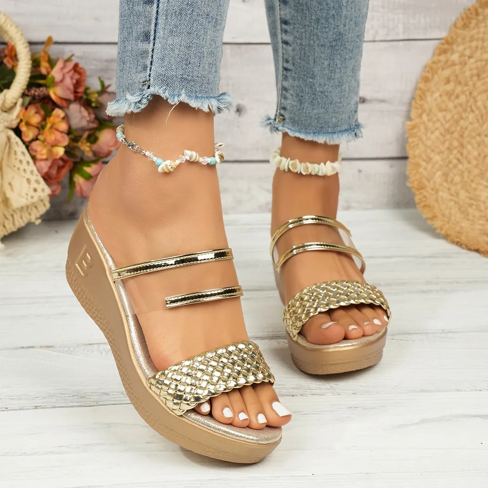 Open Toe Wedge Sandals, image 7