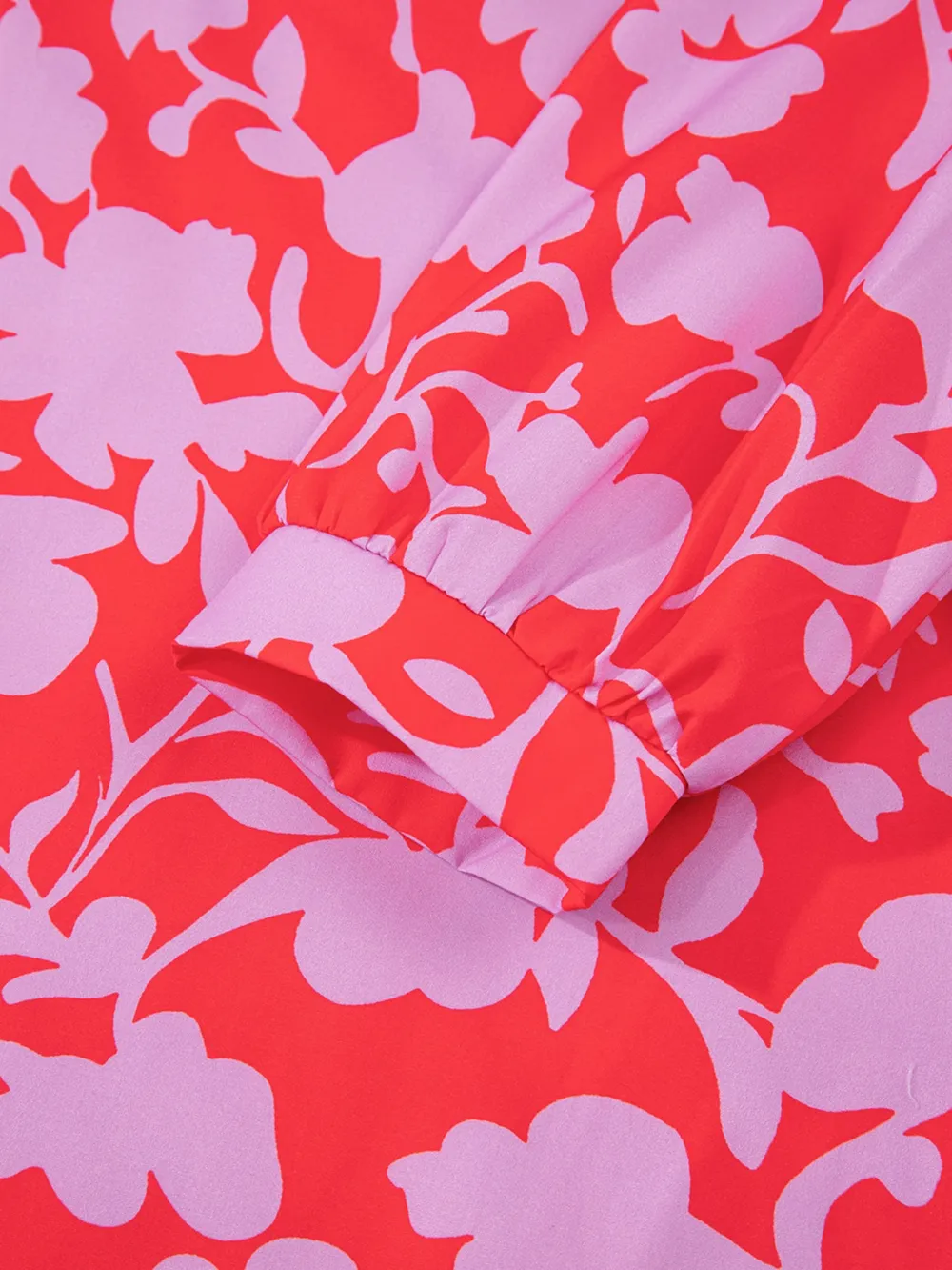 Floral Print Ruffle Hem Shirt Dress, image 8