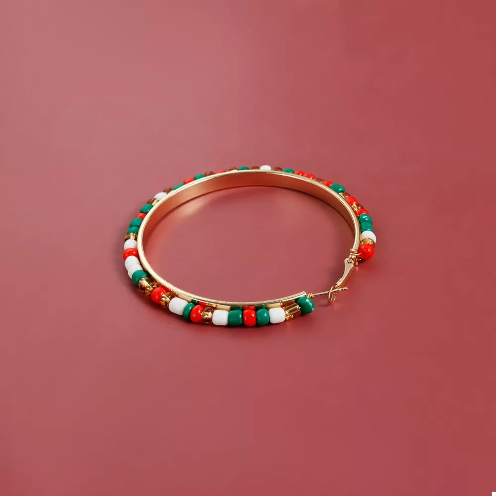 18K Gold-Plated Hoop Earrings, image 6