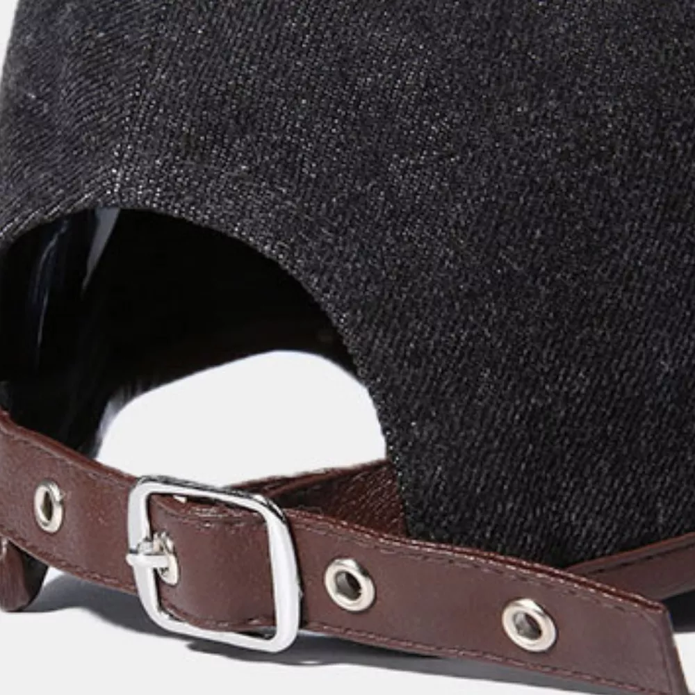 Embroidered Denim Baseball Cap, image 6