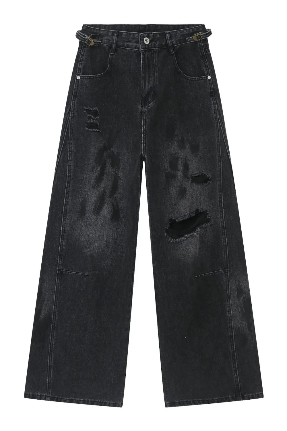 Men's Distressed Baggy Jeans, image 5
